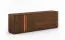 TV-Unterschrank Sienne 08, Wildeiche massiv, in Tabacco geölt, sechs Fächer, vier Türen, gebürstet, Push-to-open Funktion, Maße: 60 x 185 x 43,5 cm