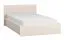 Einzelbett / Jugendbett | Farbe: Beige | mit Kopfteil | Liegefläche: 120 x 200 cm | für komfortablen Schlaf | inkl. Hublift Lattenrost | für Gästezimmer
