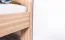 Kinderbett / Jugendbett Buche massiv Vollholz natur 111C, inkl. Lattenrost - 200 x 100 cm (L x B)