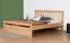 Jugendbett "Easy Premium Line" K8/1 inkl. 1 Abdeckblende, 180 x 200 cm Buche Vollholz massiv Natur