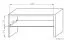 Couchtisch Kerowagi 18, Farbe: Sonoma Eiche - Abmessungen: 120 x 60 x 58 cm (B x T x H)