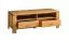TV-Unterschrank / TV-Möbel mit zwei Schubladen Balsa 06, sehr Stabil, Natur, Saug- und Wischroboter kompatibel, Eiche teilmassiv, geölt / gewachst, 50 x 145 x 58 cm, zwei offene Fächer 