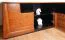 Fernsehtisch teilmassiv Farbe: Nuss 46x121x51 cm