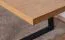 Couchtisch Kastav 37, Farbe: Eiche / Schwarz - 80 x 80 x 50 cm (B x T x H)