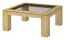 Clubtisch Couchtisch Wohnzimmertisch Eiche Massivholz Farbe: Natur 41x90x90 cm Abbildung