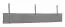 Polsterung für Kopfteil, Farbe: Grau - Abmessungen: 25 x 160 x 3 cm (H x B x T)