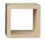 Hängeregal / Wandregal Kiefer massiv Vollholz natur Junco 283C - Abmessung 20 x 20 x 12 cm