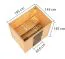 Sauna "Fynn" SET mit bronzierter Tür - Farbe: Natur, Ofen 9 kW - 195 x 145 x 187 cm (B x T x H)