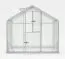 Gewächshaus - Glashaus Mangold L5, gehärtetes Glas 4 mm, Grundfläche: 4,80 m² - Abmessungen: 220 x 220 cm (L x B)