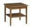 Couchtisch | Eiche Karamell | Wohnzimmertisch | quadratisch | 52 x 52 x 50 cm | 1 Ablagefach | teilmassiv | Inginele 09