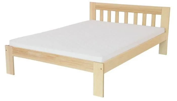 Kiefer Bett 160 x 200 cm Natur Abbildung