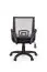 Bürodrehstuhl / Jugendstuhl Apolo 12 mit Sitz ergonomisch gepolstert, Grau / Schwarz, mit Armlehne, bis 120 KG belastbar, arretierbare Wippmechanik