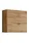 Wohnzimmerwand Holzdekor Volleberg 84, Farbe: Eiche Wotan - Abmessungen: 150 x 280 x 40 cm (H x B x T), mit Push-to-open Funktion