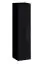 Schlichte Wohnwand Balestrand 18, Farbe: Schwarz - Abmessungen: 160 x 270 x 40 cm (H x B x T), mit Push-to-open Funktion