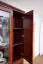 Büroschrank / Wohnzimmerschrank Antike 02,  Farbe: rote Walnuss - 200 x 135 x 42 cm (H x B x T)