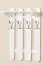 Garderobe Kiefer massiv Vollholz weiß lackiert Junco 353 – Abmessung 80 x 50 x 29 cm