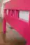 Kinderbett / Jugendbett "Easy Premium Line" K8, Buche Vollholz massiv rosa lackiert - Liegefläche: 90 x 190 cm