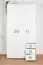 Kinderzimmer - Drehtürenschrank / Kleiderschrank Benjamin 14, Farbe: Weiß - Abmessungen: 198 x 126 x 56 cm (H x B x T)