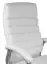 Ergonomischer Bürostuhl Apolo 32, Farbe: Weiß / Alu Look, mit integrierter Lendenwirbelstütze
