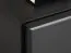Moderne Wohnwand Bjordal 22, Farbe: Schwarz matt / Grau - Abmessungen: 170 x 250 x 40 cm (H x B x T), mit Bio-Ethanol Kamin