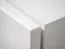 Kommode Stura 06, Farbe: Weiß Hochglanz / Grau - Abmessungen: 90 x 150 x 45 cm (H x B x T), mit LED-Beleuchtung
