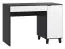 Schreibtisch Vacas 27, Farbe: Schwarz / Weiß - Abmessungen: 78 x 110 x 57 cm (H x B x T)