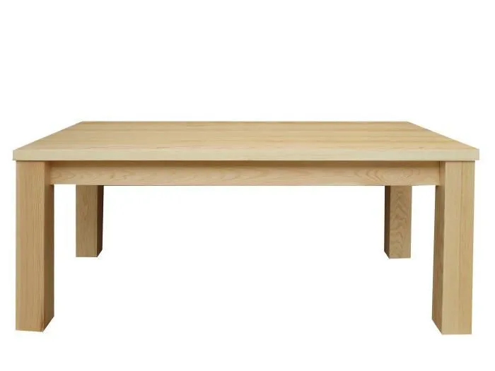 Beistelltisch Couchtisch Kiefer massiv Natur 50x120x60 cm Abbildung
