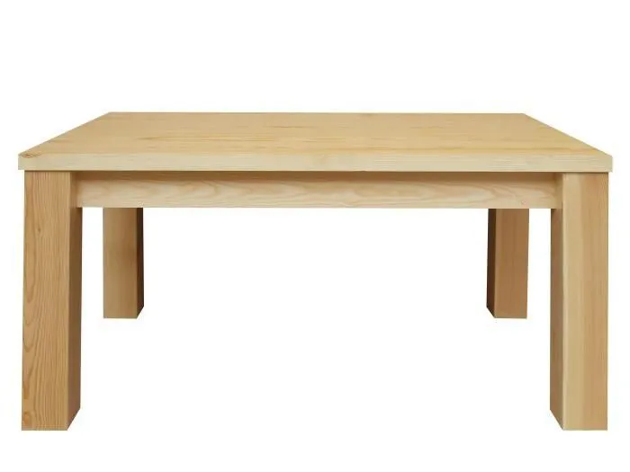 Massivholz Couchtisch Loungetisch Kiefer Natur 50x90x60 cm, Wohnzimmertisch Beistelltisch Clubtisch massiv Abbildung