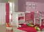 Kinderzimmer - Drehtürenschrank / Kleiderschrank Justus 11, Farbe: Kiefer Rosa - Abmessungen: 183 x 85 x 85 cm (H x B x T)