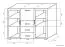 Wohnzimmer Komplett - Set B Ciomas, 6-teilig, Farbe: Sonoma Eiche / Grau