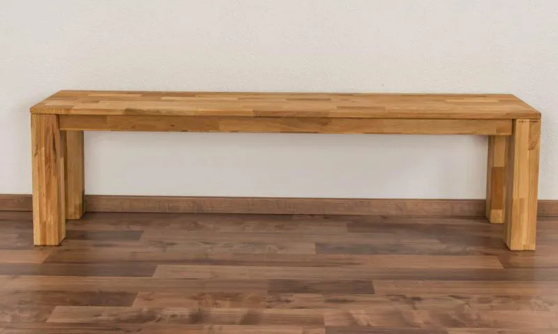 Hockerbank Eiche Massivholz Abbildung