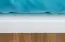 Doppelbett / Gästebett Kiefer Vollholz massiv weiß lackiert A5, inkl. Lattenrost - Abmessung 160 x 200 cm