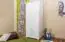 Echtholz-Kleiderschrank, Farbe: Weiß 190x80x60 cm Abbildung