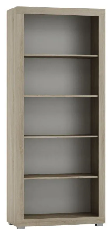Regal Lorengau 26, Farbe: Sonoma Eiche - Abmessungen: 202 x 85 x 40 cm (H x B x T)