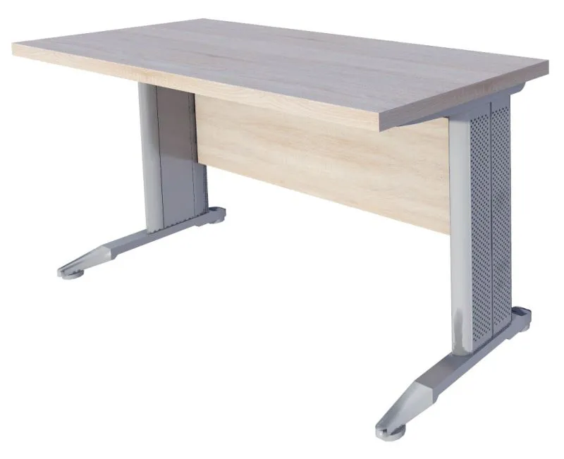 Schreibtisch Garut 02, Farbe: Sonoma Eiche - Abmessungen: 76 x 160 x 65 cm (H x B x T)