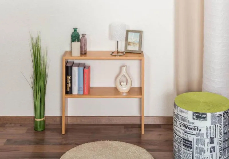 Regal, Bücherregal Buche Massivholz Abbildung
