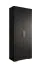 Schlichter Kleiderschrank mit genügend Stauraum Karpaten 12, Farbe: Schwarz - Abmessungen: 236,5 x 100 x 47 cm (H x B x T)