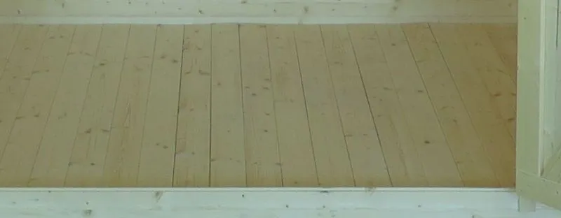 Fußboden passend für Gartenschrank / Geräteschrank 1,23 x 2,23 Meter