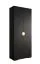 Kleiderschrank mit schlichten Design Karpaten 16, Farbe: Schwarz - Abmessungen: 236,5 x 100 x 47 cm (H x B x T)