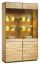 Vitrine Fazenda 05, Farbe: Natur, Eiche teilmassiv – 200 x 119 x 41 cm (H x B x T)