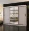 Schiebetürenschrank | Kaschmir | 10 Fächer | 2 Kleiderstangen | hochwertig Verarbeitet | 250 x 62 x 200 cm | Kleiderschrank | Spiegeltür | modernes Design