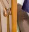 Kleiderschrank | 2 Drehtüren | 1 Schublade | 4 Fächer | mit Kleiderstange | 80 cm breit | Massivholz | Farbe: Eiche Abbildung
