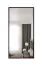 Rechteckiger Spiegel Mönch 01, Farbe: Schwarz matt - Abmessungen: 60 x 100 cm (H x B)