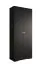 Kleiderschrank mit schlichten Design Karpaten 08, Farbe: Schwarz - Abmessungen: 236,5 x 100 x 47 cm (H x B x T)