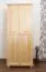 Massivholz-Schrank Kiefer, Farbe: Natur 190x80x60 cm