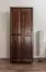 Schlafzimmerschrank, Farbe: Nuss 190x80x60 cm Abbildung