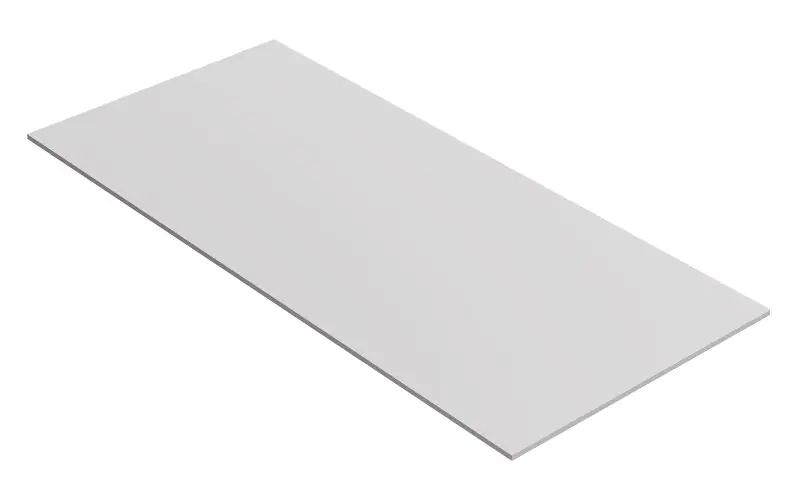 Bodenplatte für Einzelbett, Farbe: Weiß - 88 x 194 cm (B x L)