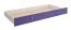 Bettkasten für Bett Luis, Farbe: Eiche Weiß / Lila - 80 x 190 cm (B x L)