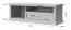 TV-Unterschrank Lotofaga 06, Farbe: Grau / Walnuss - 52 x 151 x 54 cm (H x B x T)