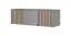 Aufsatz für Kleiderschrank Leeds 21 & 22, Farbe: Grau - Abmessungen: 50 x 155 x 51 cm (H x B x T)